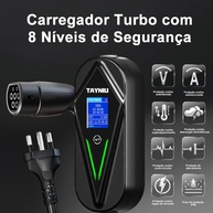 Carregador Portátil TAYNIU 3.5KW Tipo 2: Potência e Segurança para seu Carro Elétrico - imagem 3