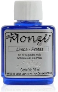 Limpa Prata Monzi 35ml - Limpeza Rápida e Brilho Imediato para Joias e Pratarias - imagem 1