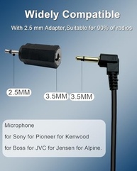 Microfone HD 3.5mm Universal para Carro - Som Claro e Conexão Mãos Livres - imagem 3