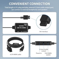 Adaptador Wii para HDMI: Imagem HD 1080p e Áudio 3.5mm | Jogue no seu Monitor Moderno! - imagem 5