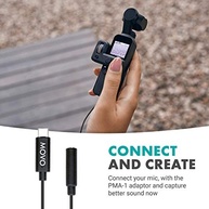 Adaptador de Áudio USB-C para Microfone 3.5mm TRS - Movo para DJI Osmo Pocket - imagem 5