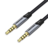 Cabo Auxiliar P3 Vention 3.5mm para Carro e Headset - Som Estéreo de Alta Qualidade (1m) - imagem 3
