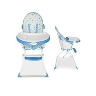 Cadeira de Alimentação Flash Baby Style Azul - Conforto e Segurança para Bebês (6 a 36 Meses) - imagem 1