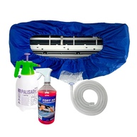 Kit Limpeza Ar Condicionado 36 Mil BTUS - Bolsa Coletora + Bactericida 1L + Pulverizador 2L - imagem 1