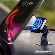 Suporte Veicular Magnético Gshield Survivor 2 em 1: Segurança e Liberdade 360° para seu Smartphone - imagem 5