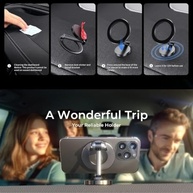 Suporte Magnético Premium para Carro com MagSafe: Ímã Super Forte e Giro 360° - imagem 4