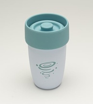 Copo de Treinamento em Silicone 360º 240ml Twibex Azul - Seguro, Antivazamento e Livre de BPA - imagem 2
