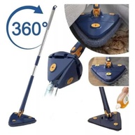 Mop Triangular Giratório 360° com Espremedor - Limpeza Profunda em Pisos, Vidros e Parede - imagem 4