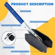 Kit Ferramentas Compressor Pinça de Freio Universal 360° - Reparo Eficiente - imagem 4
