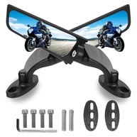 Espelhos Retrovisores Moto Universais 360° para Kawasaki Ninja, Honda CBR, Suzuki GSXR, Yamaha R1/R6 - Visão Ampla e Segura - imagem 2