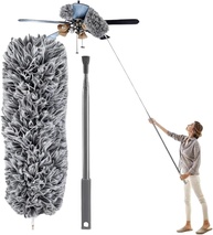 Espanador Extensível 2,80m com Microfibra Premium e Cabeça 360° - Limpeza Fácil de Tetos, Ventiladores e Locais Altos - imagem 1