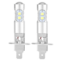 Lâmpadas de Neblina H1 LED 6000K Branco 1600lm: Iluminação 360° Plug & Play para Seu Carro - imagem 5