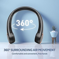Ventilador de Pescoço Portátil com Resfriamento 360° Silencioso e Bateria 4000mAh - imagem 3