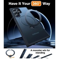 Torras S24 Ultra: Capa com Suporte Magnético 360° - imagem 3
