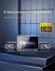 Câmera Veicular 360° HD 1080p com WiFi: Segurança Total e Visão Panorâmica para Seu Carro - imagem 3