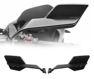 Espelhos Retrovisores Moto 360° Rotativos para Kawasaki Z900, Z650, Z1000, Duke 390/690/790/1290 e Mais - Estilo Asa de Vento Ajustável - imagem 2