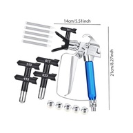 Kit Pulverizador de Tinta Sem Ar Profissional - 5 Bicos + Filtros | Alta Pressão 3600 PSI - imagem 4