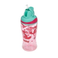 Copo Nuby Tritan com Canudo Retrátil 360ML Rosa - Seguro, Resistente e Divertido - imagem 4