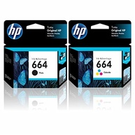 Kit Cartuchos 664 Preto e colorido Original HP 1115 2136 3636 - imagem 2