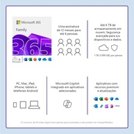 Microsoft 365 Family (12 meses) até 6 usuários. Office apps com o Copilot incluso. PC/Mac/Iphone/tablet. Ativação necessária. - imagem 3