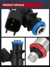 Kit 6 Injetores de Combustível 3.6L V6 para Jeep Grand Cherokee, Wrangler, Chrysler, Dodge e VW Routan - Peças 0280158233 FJ1147 - imagem 4