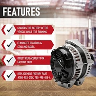 Alternador 3.6L Chrysler, Ram, Dodge - Substituição Direta 7B0-903-015C | 68272108AA - imagem 3