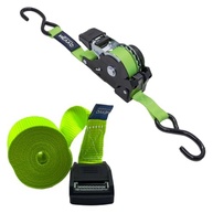 Kit Cinta Catraca Retrátil 3,6m 680kg + Fita Rack Amarração 3m 600kg NEVVO - imagem 2