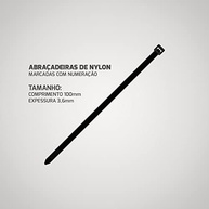 Abraçadeiras de Nylon Mbtech 3,6mm x 100mm - Pacote com 100 Unidades: Organização e Segurança Garantidas! - imagem 2