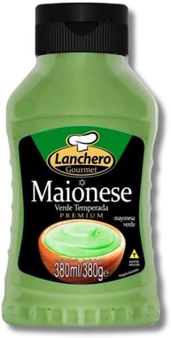 Tamarozzi Maionese Verde Gourmet Lanchero, 380g, Sabor Intenso e Cremoso, com Ervas Finas - imagem 1