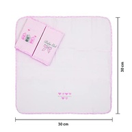 Paninho de Boca para Bebê com Bordado Delicado - 38cm x 38cm | Conjunto com 3 Peças em Algodão Macio - imagem 3
