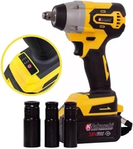 Chave de Impacto Profissional 38V Brushless: Potência, 2 Baterias e Maleta Completa - imagem 4