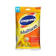 Luvas Multiuso Limppano Tamanho M - Látex com Textura Antiderrapante 3D - imagem 4