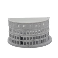 Coliseu de Roma 3D Moderno em Branco - Decoração Elegante com Toque Histórico - imagem 1