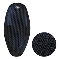 Capa de Assento de Moto 3D Acolchoada - Conforto e Respirabilidade XL (Preto/Azul) - imagem 4