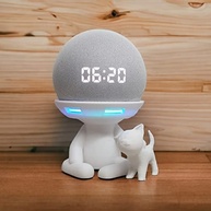 Suporte Alexa Echo Dot 4 e 5 com Design Decorativo - Esculturas em 3D para Som e Decoração - imagem 3