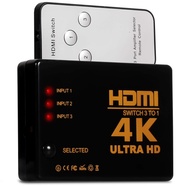 Hub Switch HDMI 3x1 com Controle: Imagem Full HD 1080p e 4K 3D sem Complicações - imagem 1