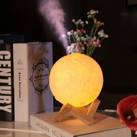 Umidificador Abajur Lua cheia Luminária 3D - imagem 1