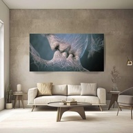 Quadros Decorativos 3D 60x40cm - Tela Romântica em Canvas com Moldura de Madeira Maciça - imagem 1