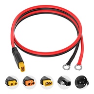 Cabo XT60 Macho para Anel O: Conexão Segura e Potente para sua Bateria Lipo (10AWG, 3FT) - imagem 1