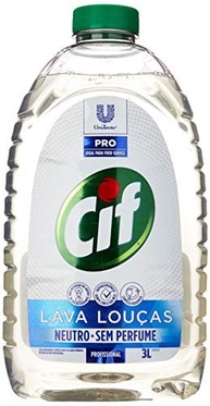 Lava-Louças Líquido Profissional Neutro Cif 3L - Limpeza Poderosa e Sem Resíduos - imagem 2