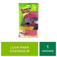 Luva para Cozinha 3M Scotch-Brite Rosa - Proteção e Sensibilidade na Limpeza - imagem 3