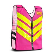 Colete Motoboy Pro Tork Rosa GG: Segurança e Visibilidade Refletiva 3M - imagem 1