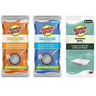 Kit Limpeza Completo: 9 Esponjas Scotch-Brite 3M - imagem 2