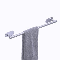 Suporte de Toalha em Aço Inox para Banheiro - Fixação Adesiva 3M Sem Furo - imagem 1
