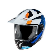 Capacete Moto Bieffe 3sport React Cinza Azul Brilhante - Segurança e Estilo na Estrada - imagem 3