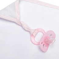 Babete Papizinha com Prendedor de Chupeta Estampada 3un - Sereia | Fralda 100% Algodão Macia e Absorvente - imagem 3