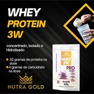 Nutra Whey 3W Açaí 900 gramas Nutragold - imagem 4