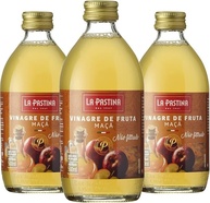 Vinagre Italiano LA PASTINA Maçã Não Filtrado 500ml (3x) - imagem 1