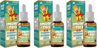 Kit 3x Imunitrix Kids (Vit. C +D+Zinco) 30ml Sabor Morango - Flora Nativa do Brasil - imagem 1