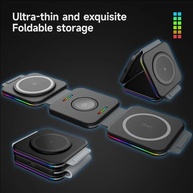 Carregador Wireless 3x1: Celular, Relógio e Fone - imagem 2